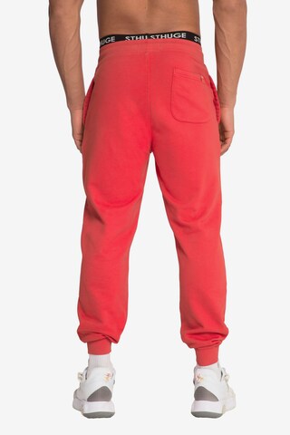 Effilé Pantalon STHUGE en rouge