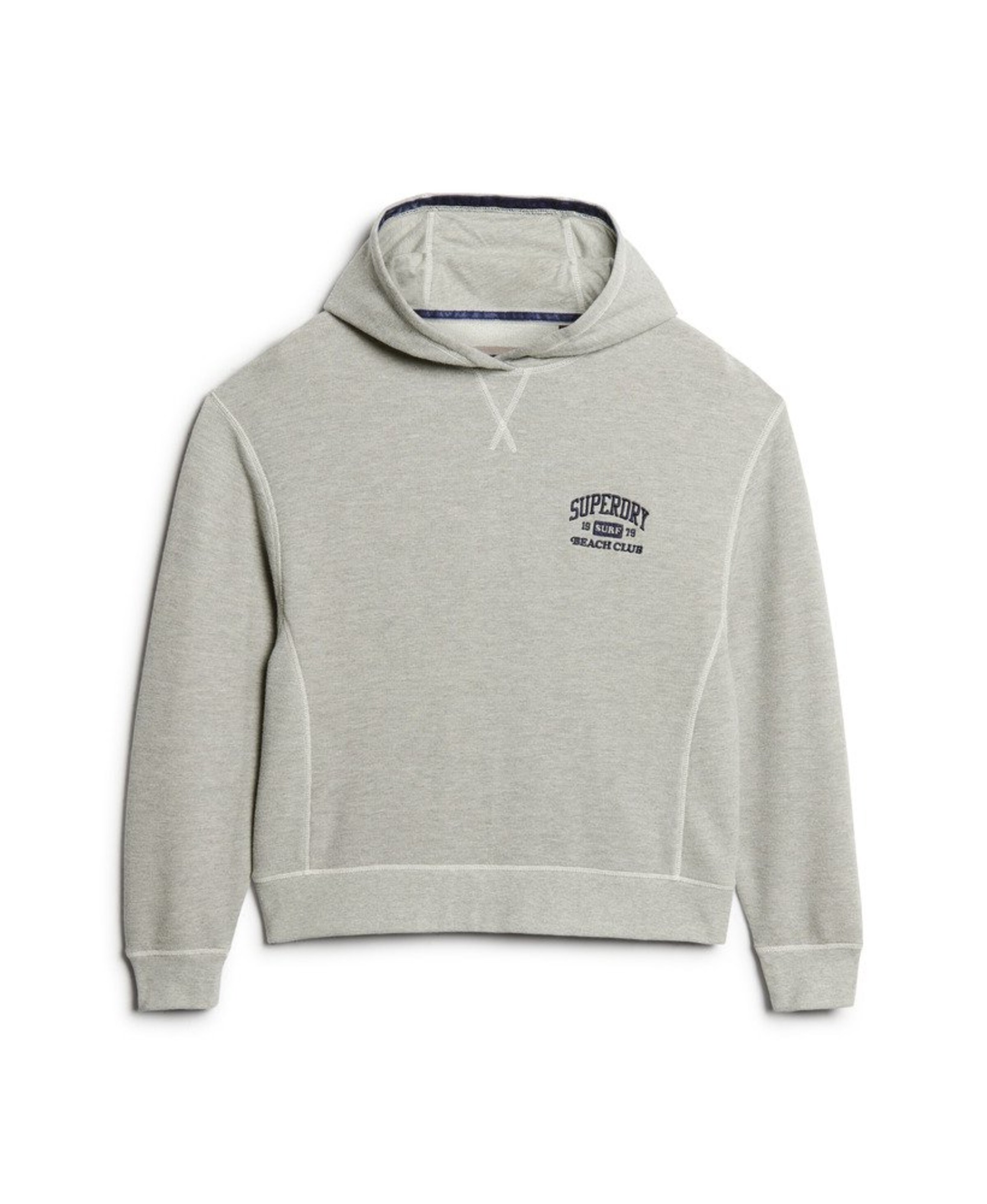 Superdry - Sweatshirt 'Athletic Essentials' em cinzento: frente