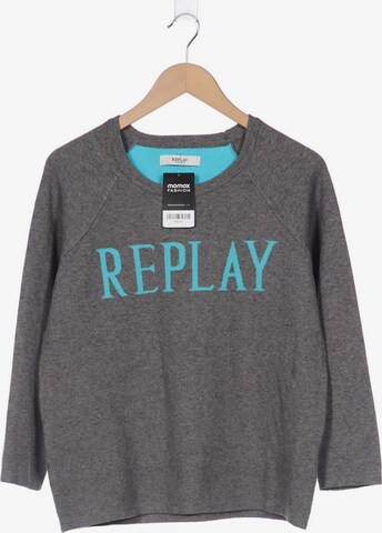 REPLAY Sweater & Cardigan in L in Grey: front