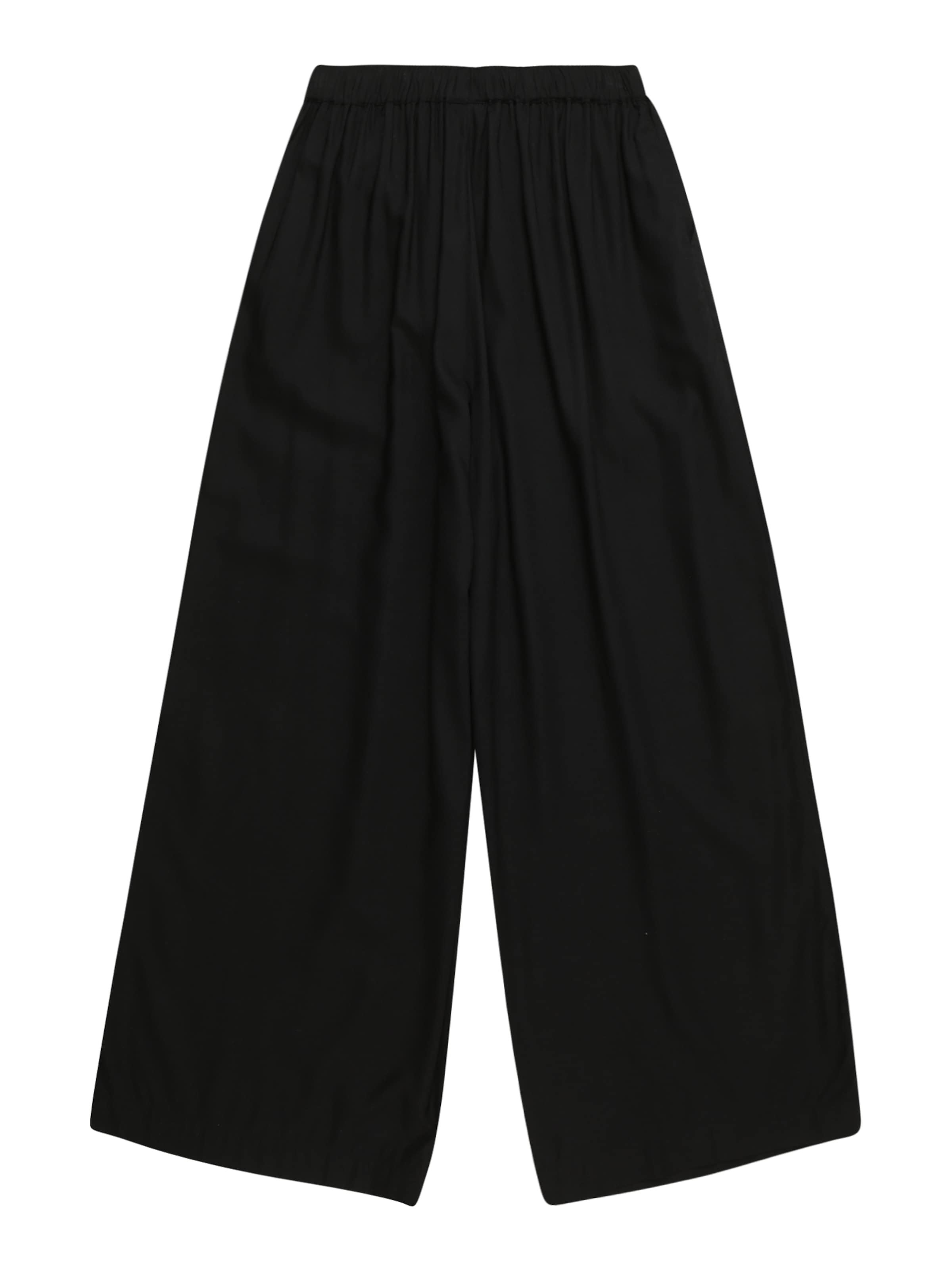 s.Oliver Wide Leg Hose in Schwarz