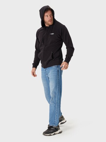 Oldskull Sweatjacke 'Rising Sun' in Schwarz