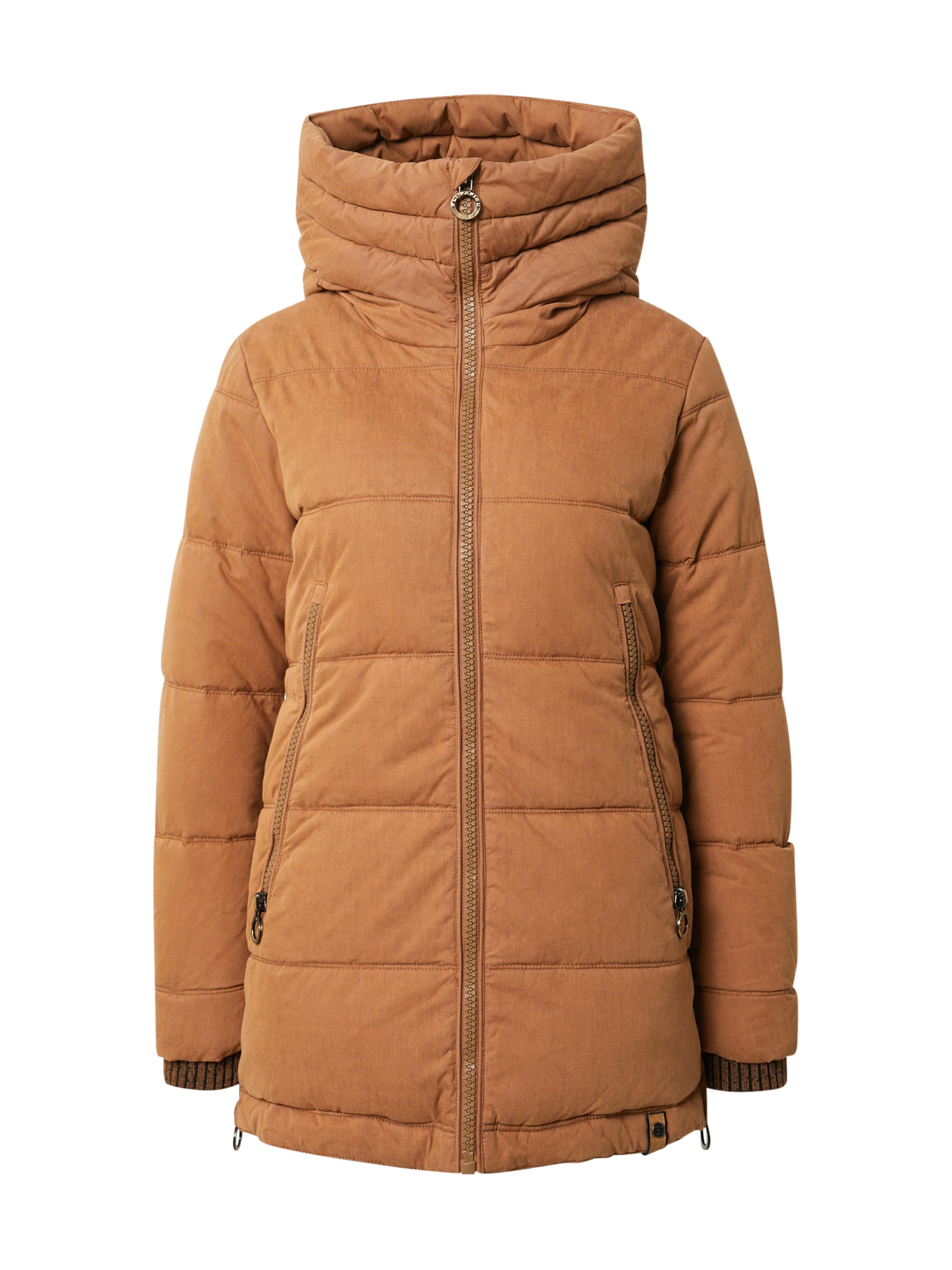 ruda Fli Papigu Žieminė striukė: priekis