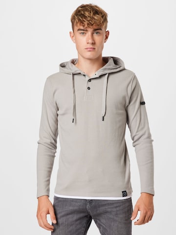 Key Largo Sweatshirt 'Saragossa' in Grey: front
