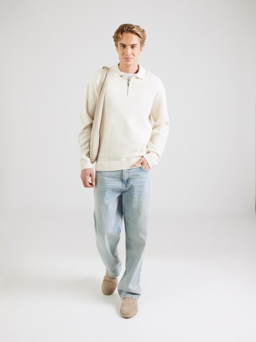 JACK & JONES - Jersey 'JJEURBAN' en beige