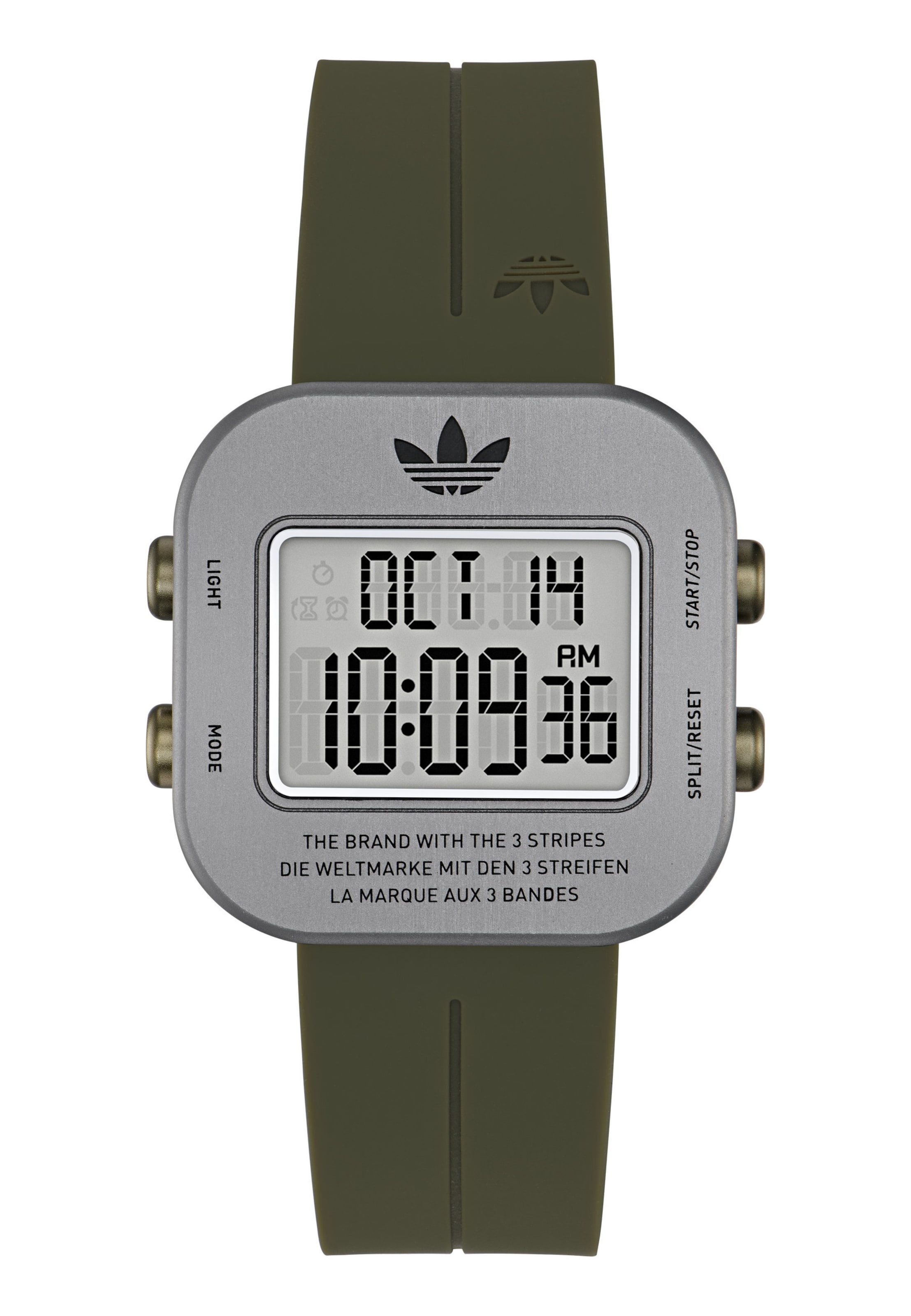 ADIDAS ORIGINALS Digitaal horloge in Grijs: voorkant