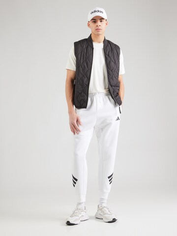 ADIDAS SPORTSWEAR Tapered Sports trousers in White