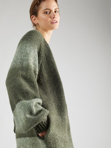 MADS NORGAARD COPENHAGEN Oversized Cardigan in Green