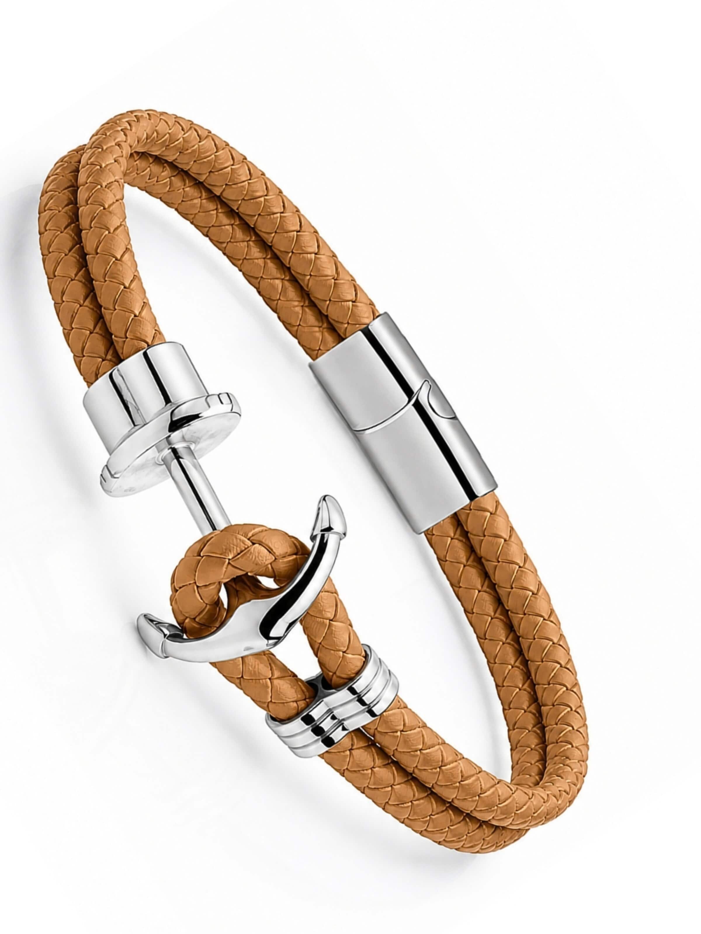Bracelet 'MARITIMES' UNIQAL en beige : devant