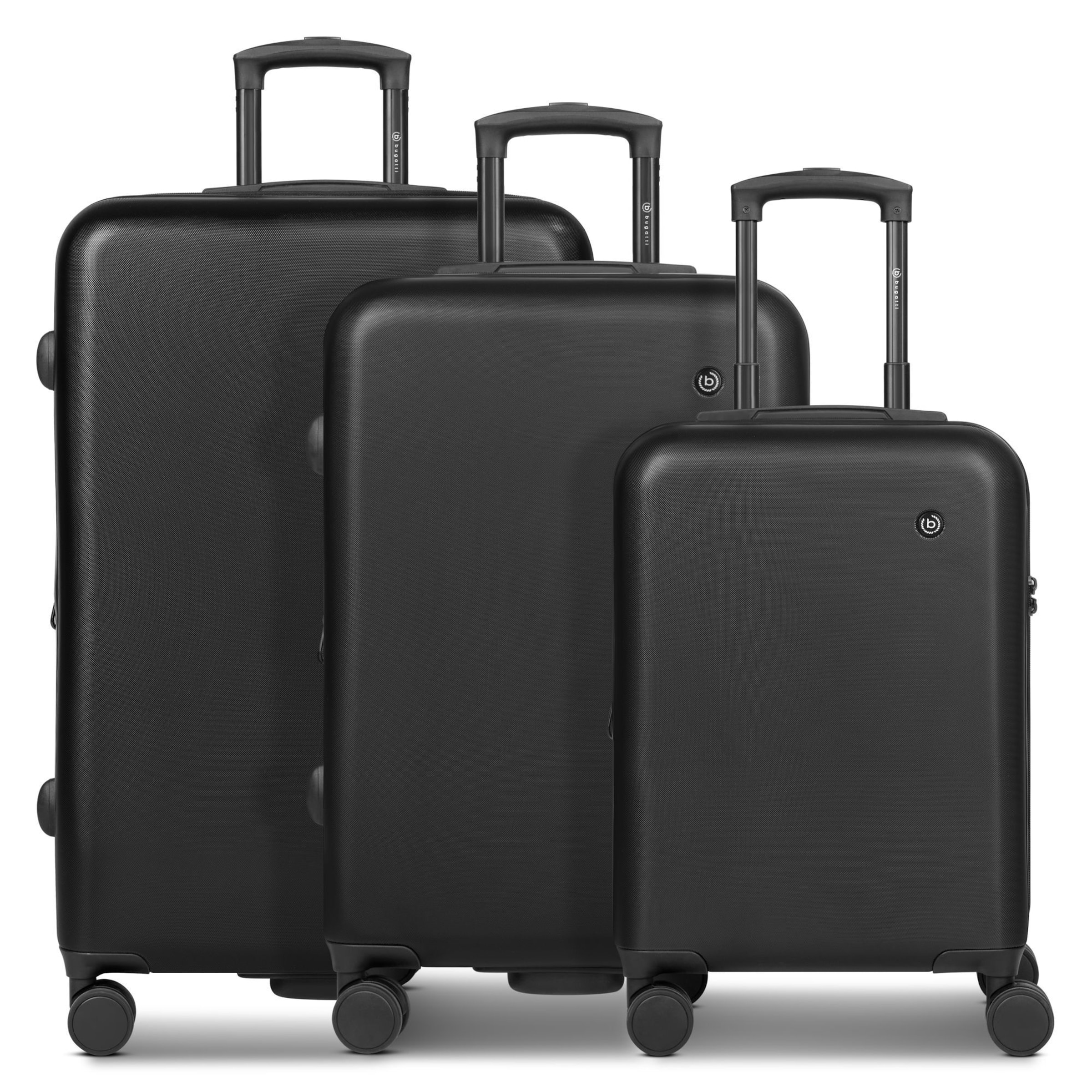 Ensemble de bagages bugatti en noir : devant