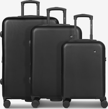 Set di valigie di bugatti in nero: frontale