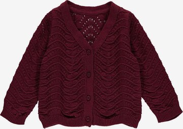 Cardigan Müsli by GREEN COTTON en rouge : devant