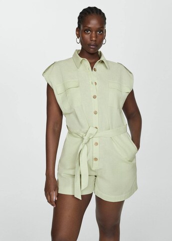MANGO Jumpsuit in Green: front