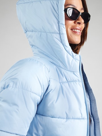PIECES Winter Jacket 'PCBEE' in Blue