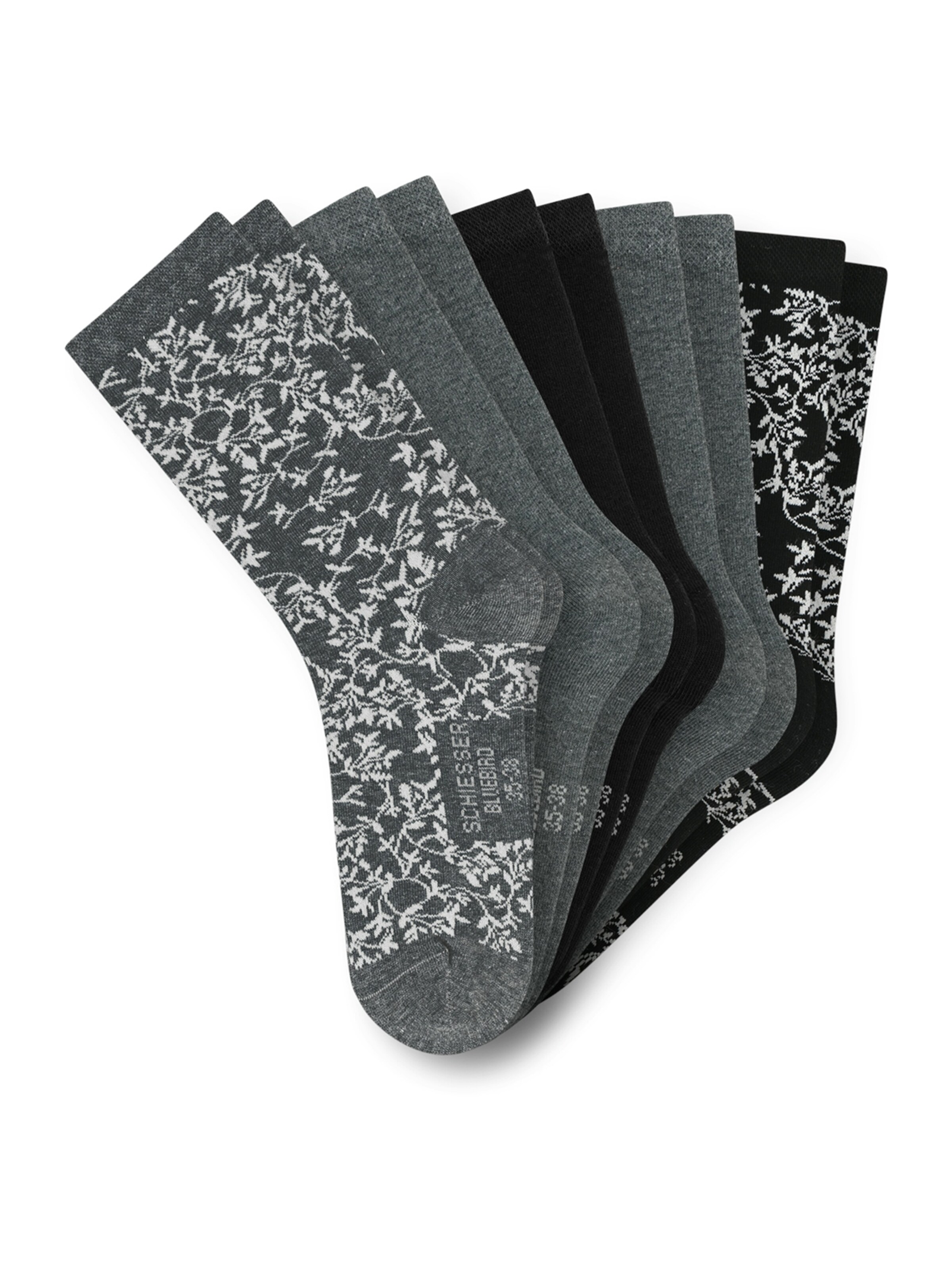 SCHIESSER Sokken ' Bluebird ' in Grijs