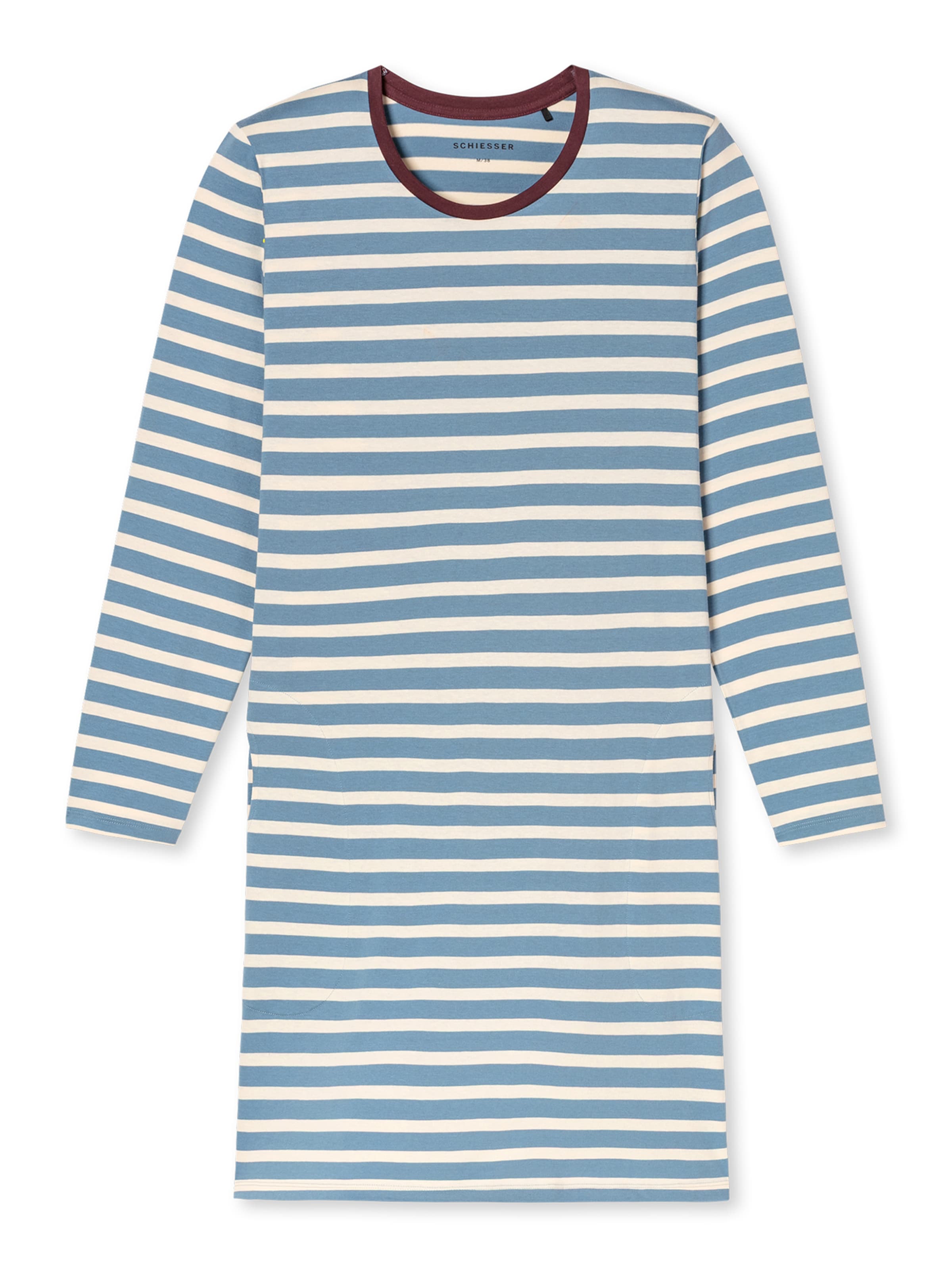 Chemise de nuit ' Casual Essentials ' SCHIESSER en beige : devant