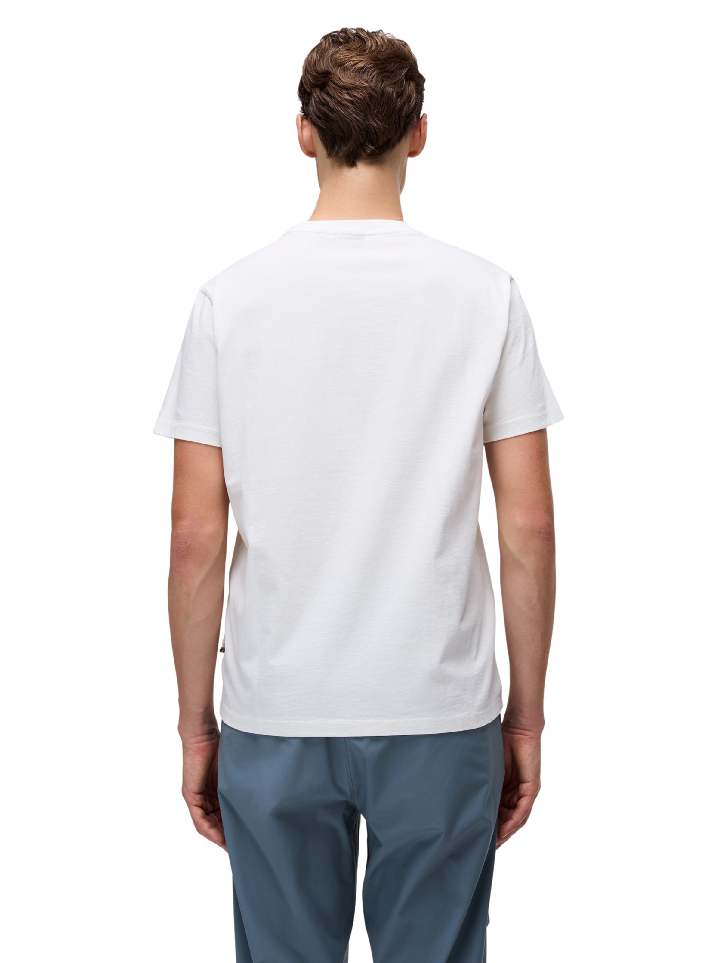 T-Shirt 'Buti' NAPAPIJRI en blanc