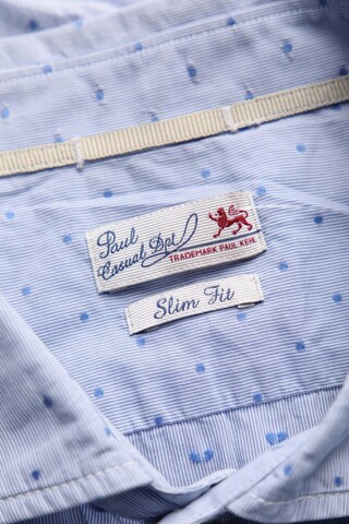 Paul Casual Dpt by Paul Kehl Zürich Button Up Shirt in L in Blue