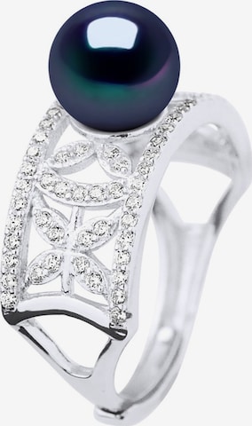 Anello 'VALRAS' di Ateliers Saint Germain in nero: frontale