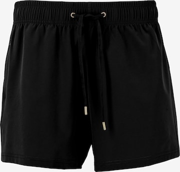 Athlecia Normální Sportovní kalhoty 'Gerrit' – černá: přední strana