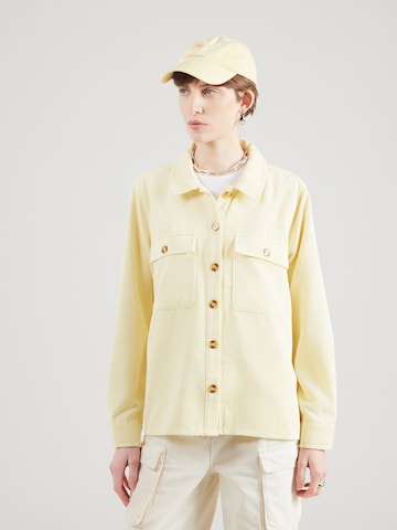 PIECES Blouse 'PCEFFI' in Yellow: front