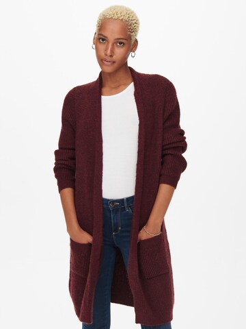 Cardigan 'Jade' ONLY en rouge : devant