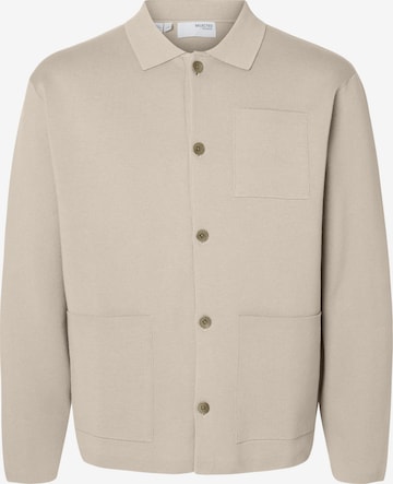 SELECTED - Cárdigan 'SLHMIKE' en beige: frente