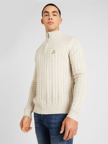 BRAVE SOUL Sweater in Beige: front