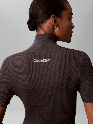 Calvin Klein JeansPletena haljina - ljubičasta boja
