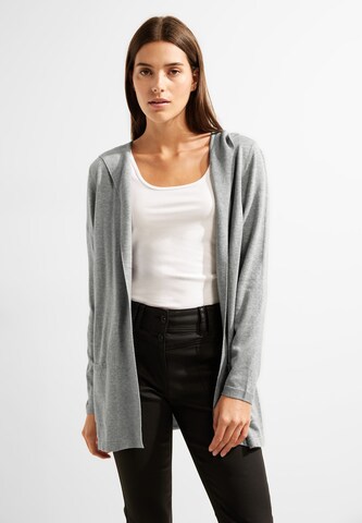 CECIL Knit Cardigan in Grey: front