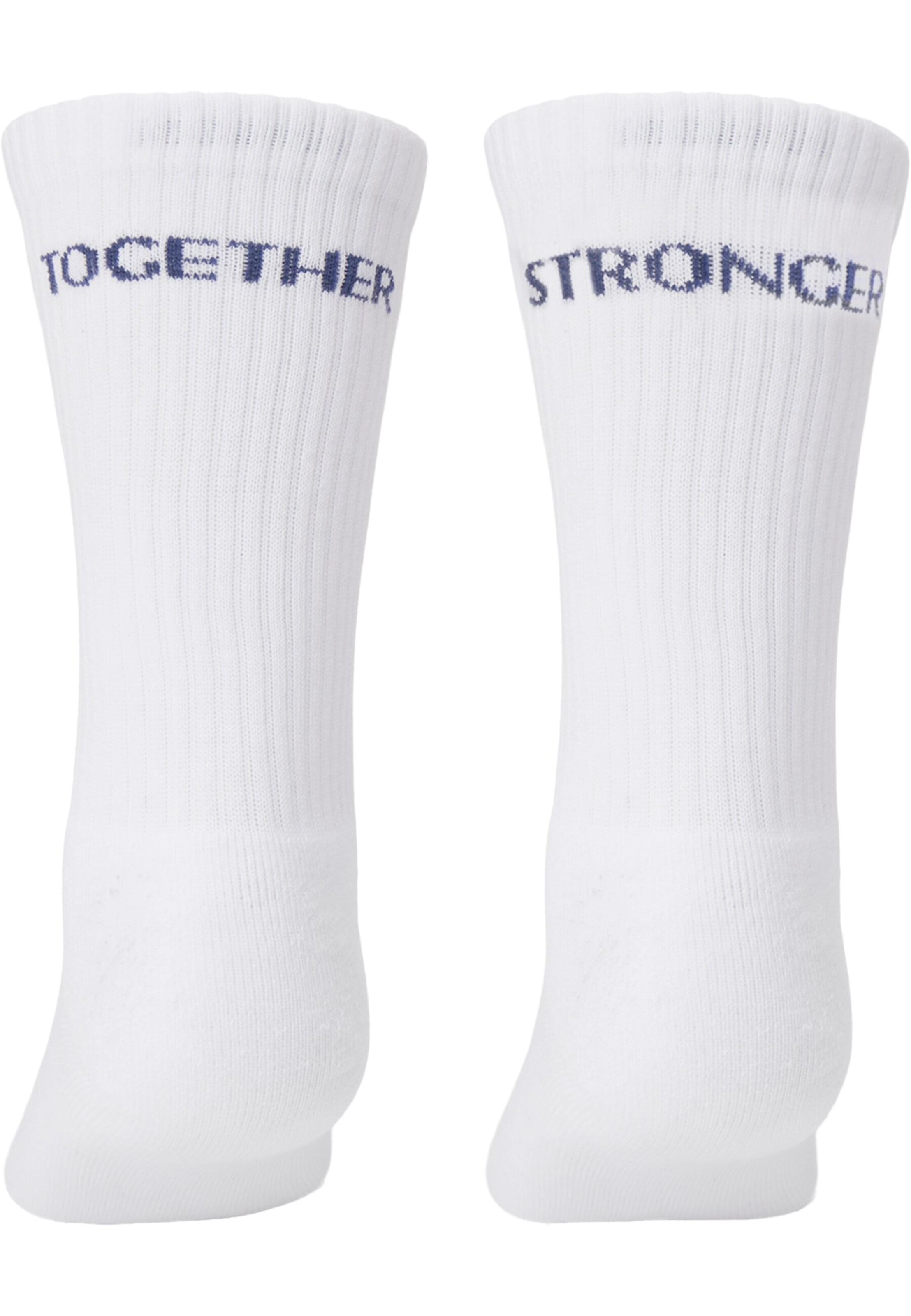 OH APRIL - Calcetines 'Sue Stronger' en blanco