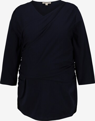 Ulla Popken Shirt in Blauw: voorkant