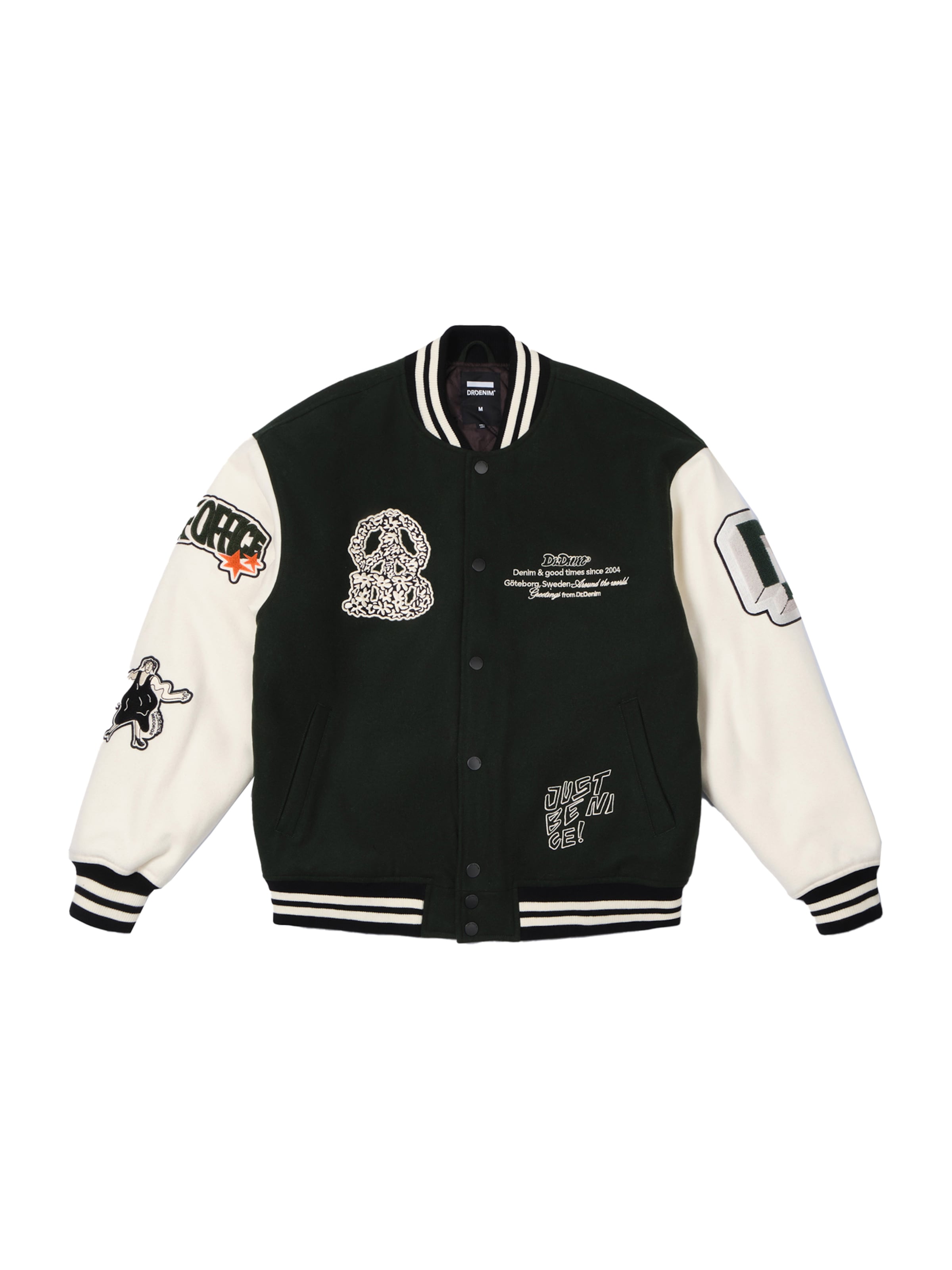 Dr. Denim Kevad-sügisjope 'Annivarsity', värv roheline: eest vaates