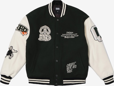 Dr. Denim Välikausitakki 'Annivarsity' värissä kuusi / valkoinen, Tuotenäkymä