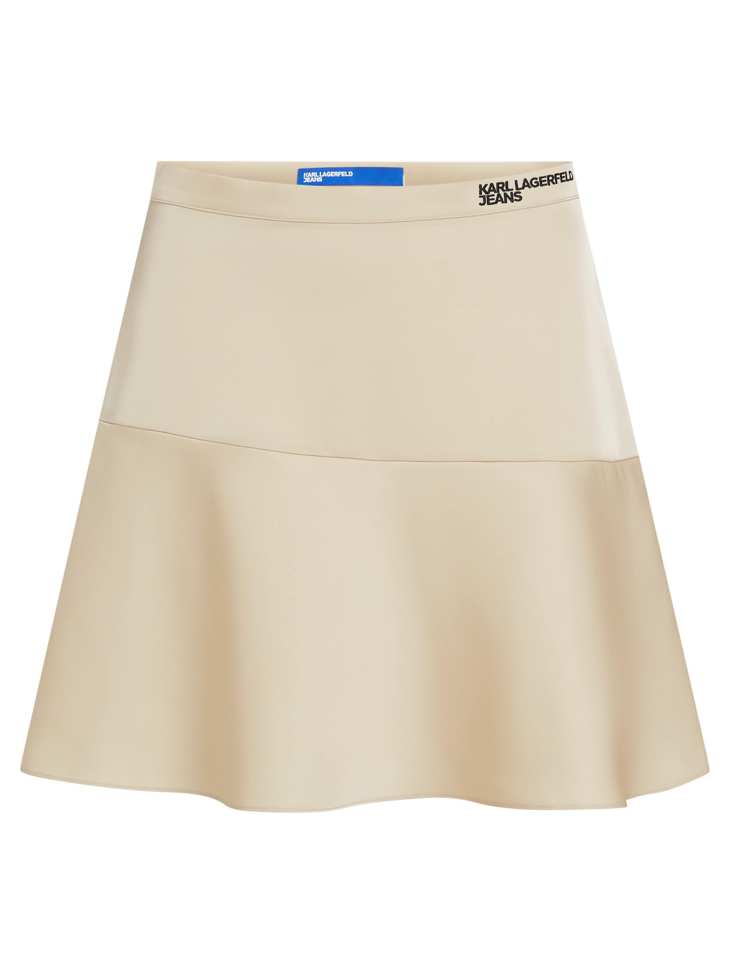 Gonna di KARL LAGERFELD JEANS in beige: frontale