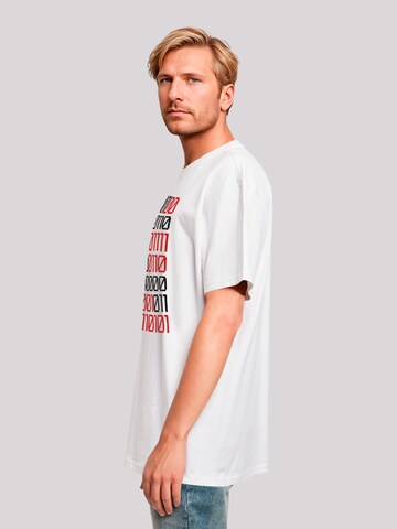 T-Shirt 'I love you 01001001 Binary Code Valentinstag' F4NT4STIC en blanc
