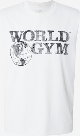 T-Shirt Abercrombie & Fitch en blanc : devant