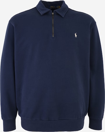 mėlyna Polo Ralph Lauren Big & Tall Megztinis be užsegimo: priekis