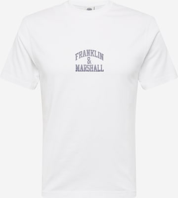 T-Shirt FRANKLIN & MARSHALL en blanc : devant