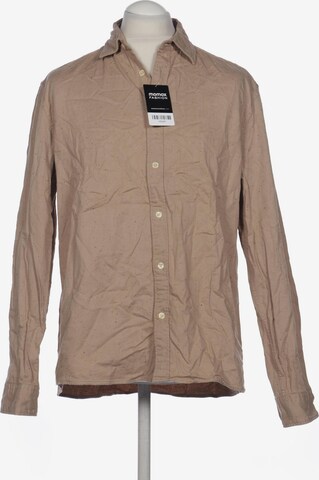 Marc O'Polo Button Up Shirt in L in Beige: front