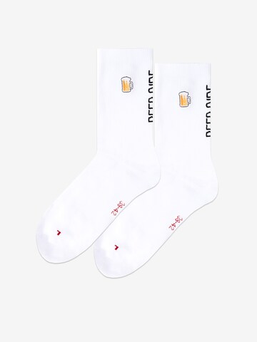 Occulto Athletic Socks 'Mathieu' in White