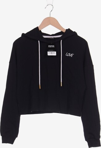 ONLY Sweatshirt & Zip-Up Hoodie in M in Black: front