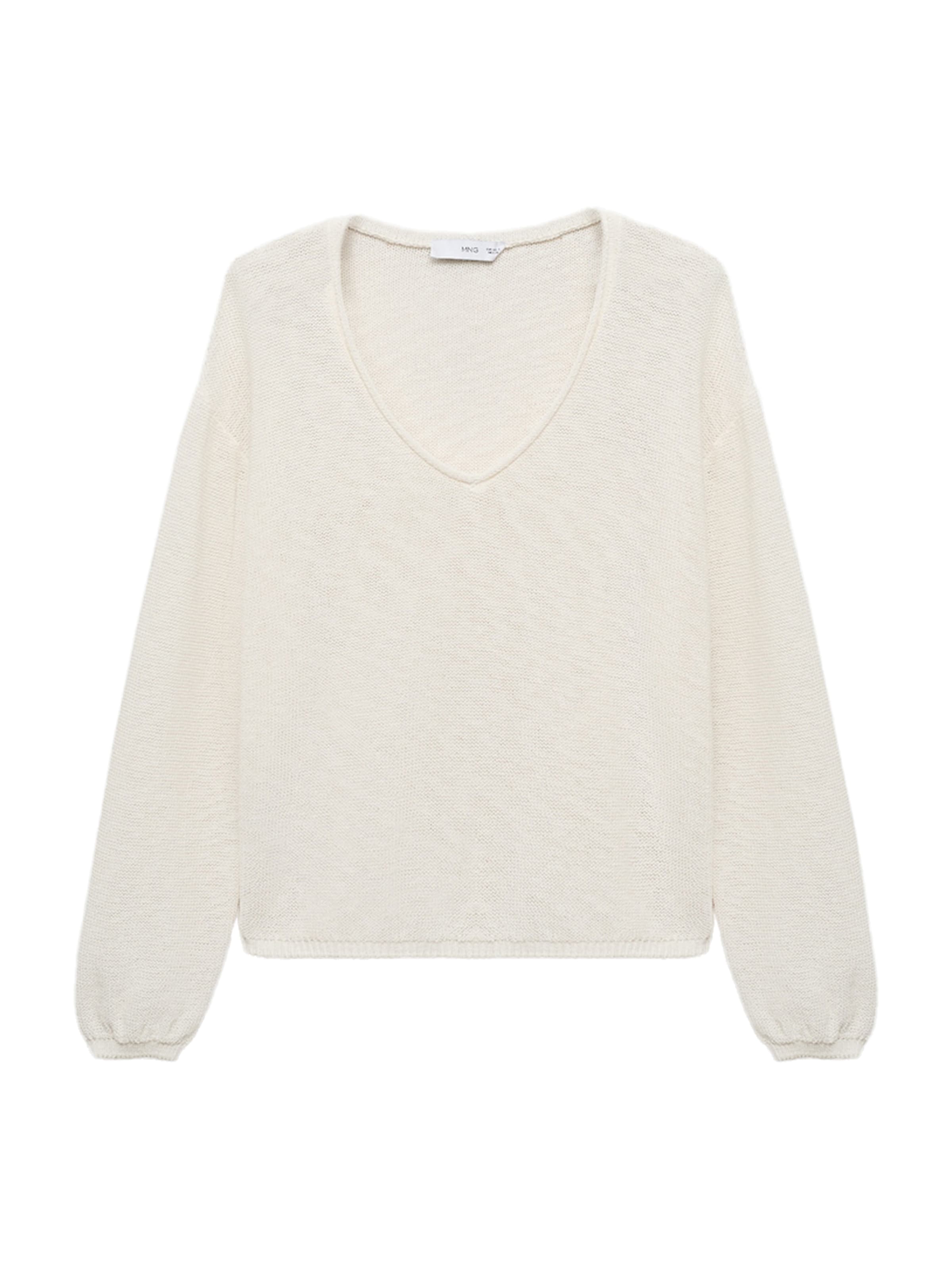 MANGO Tröja i vit: framsida