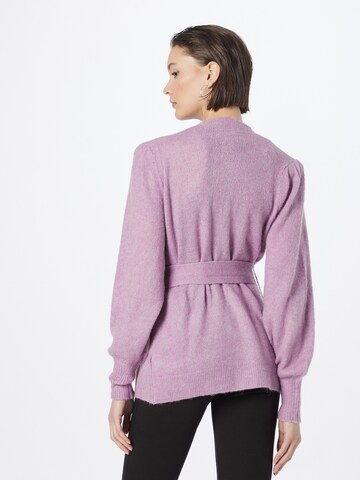 ICHI Knit Cardigan 'Kamara' in Purple