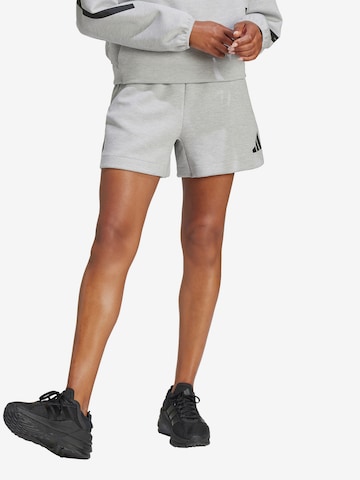 pilka ADIDAS SPORTSWEAR Laisvas Sportinės kelnės 'Z.N.E': priekis