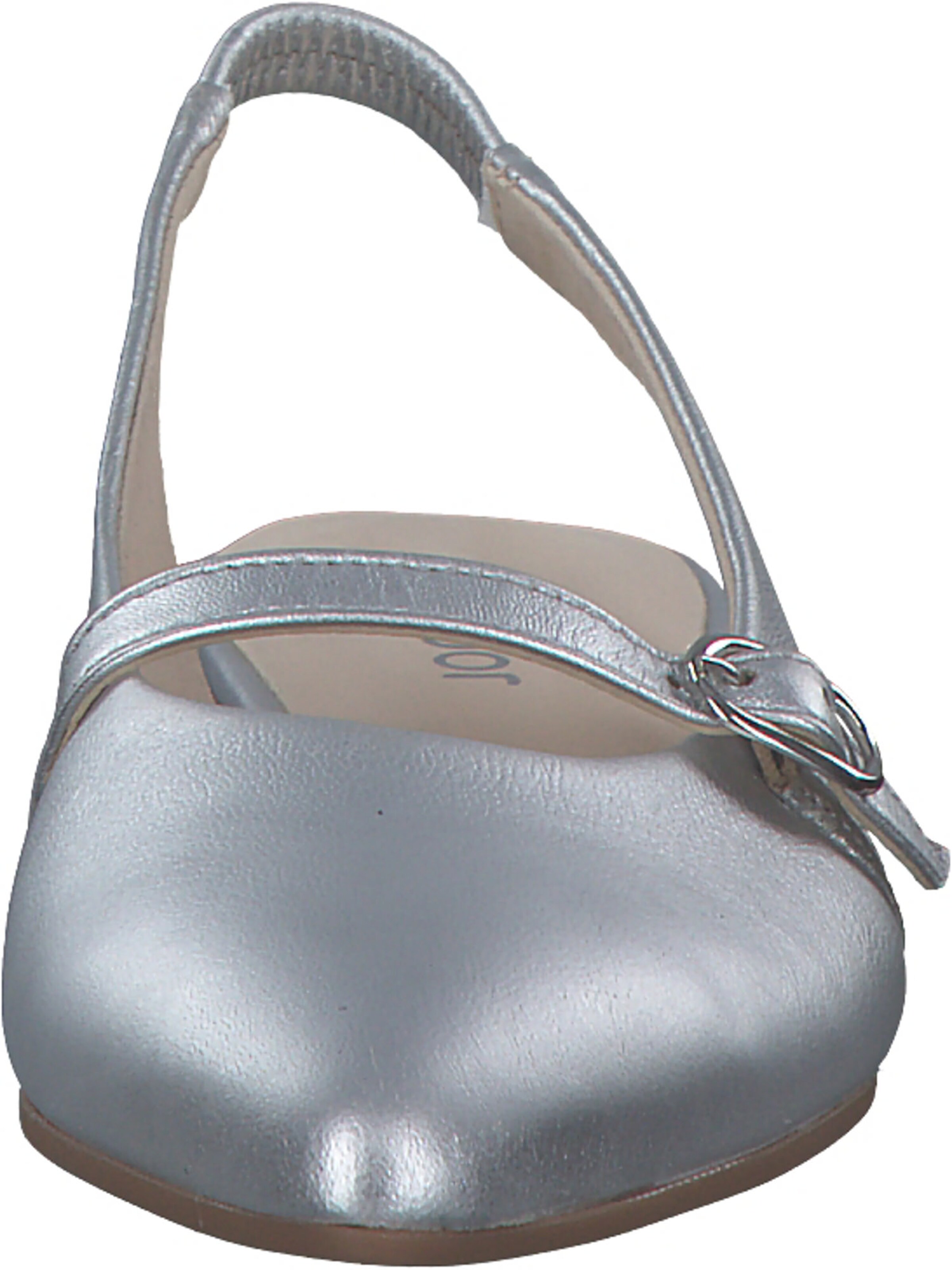 GABOR Ballet Flats with Strap '61.530' in Silver