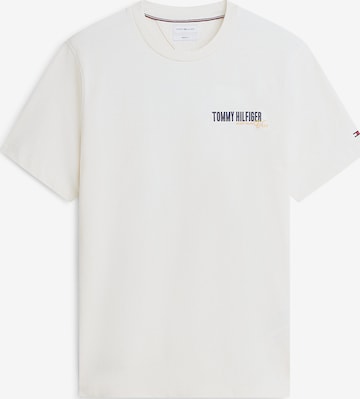 T-Shirt TOMMY HILFIGER en blanc : devant