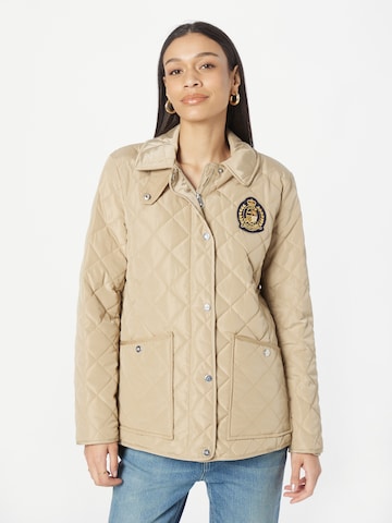 Veste mi-saison Lauren Ralph Lauren en beige : devant