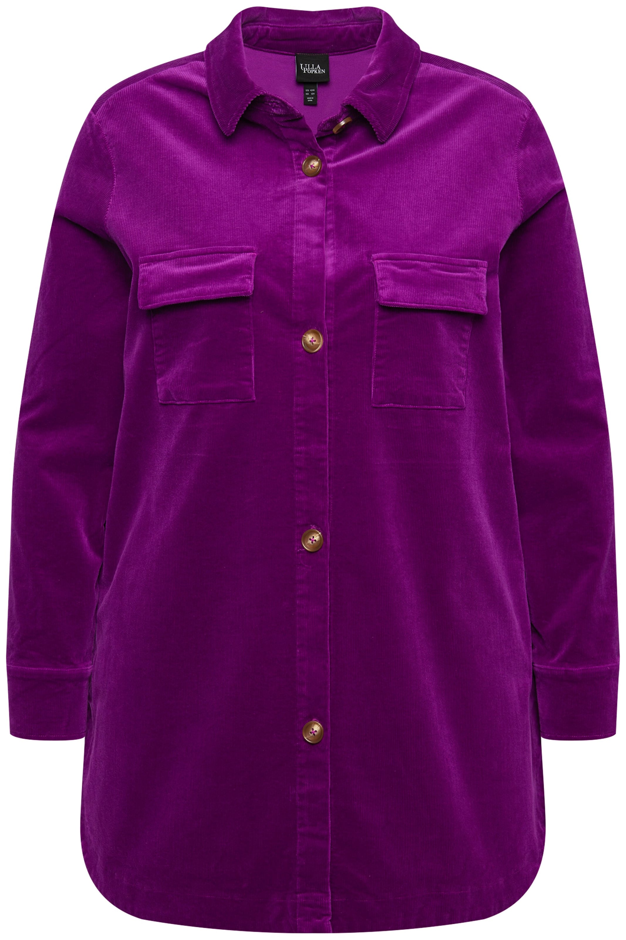 Ulla Popken Tussenjas in Lila: voorkant