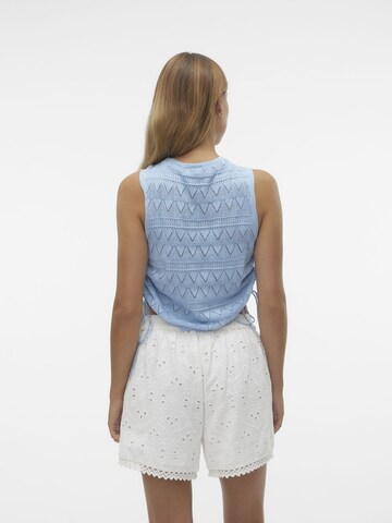 VERO MODA Gebreide top 'BALI ' in Blauw