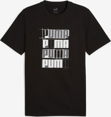 PUMA Performance Shirt in Black: front